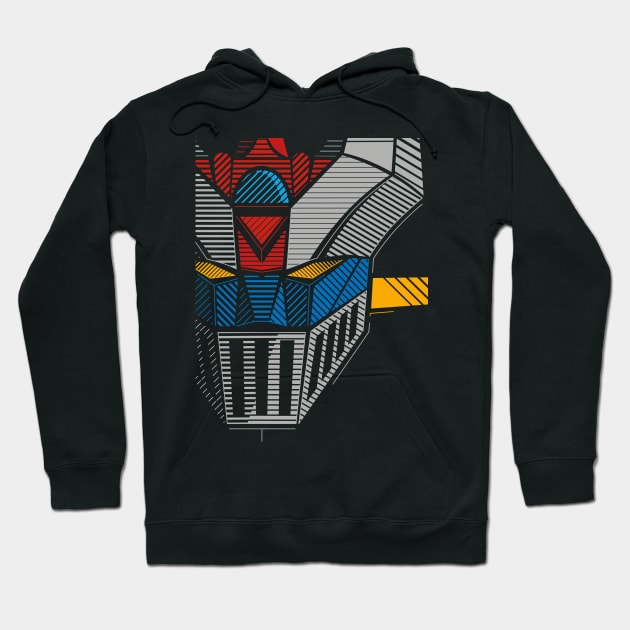 090 Great Mazinger Full Hoodie by Yexart